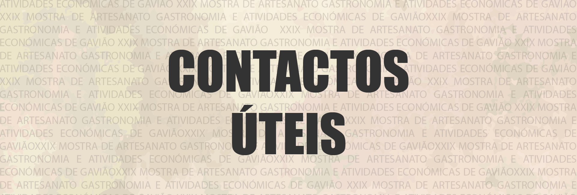 Contactos Úteis