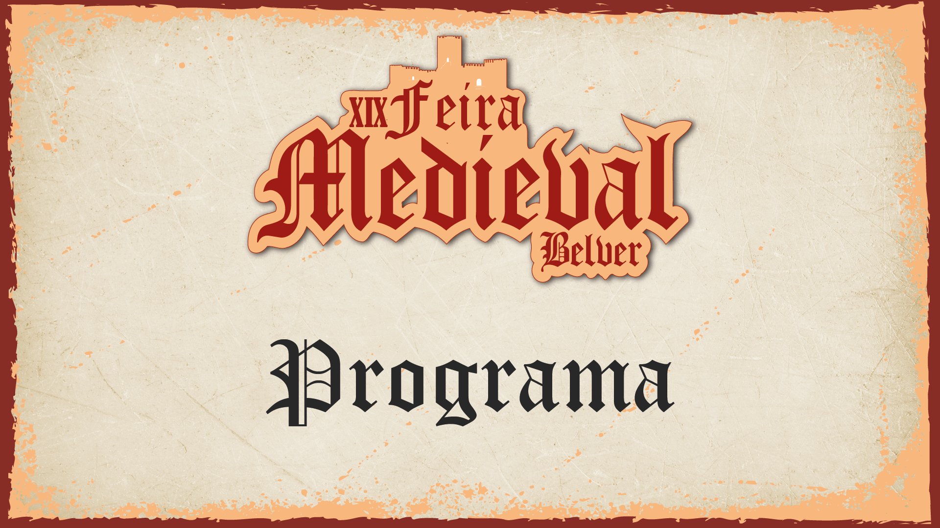 Programa Feira Medieval