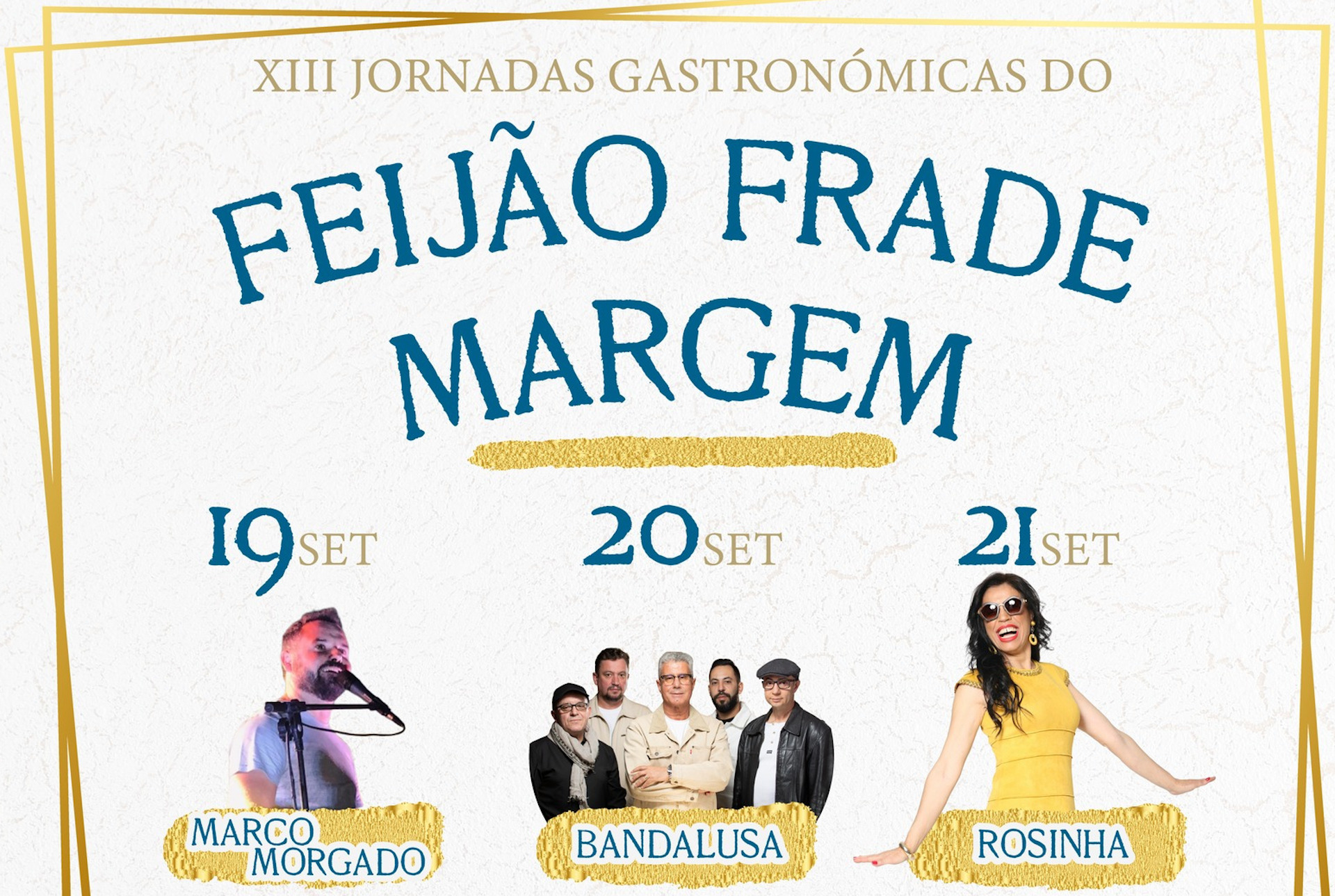 Programa Jornadas Gastronómicas do Feijão Frade em Margem 2025
