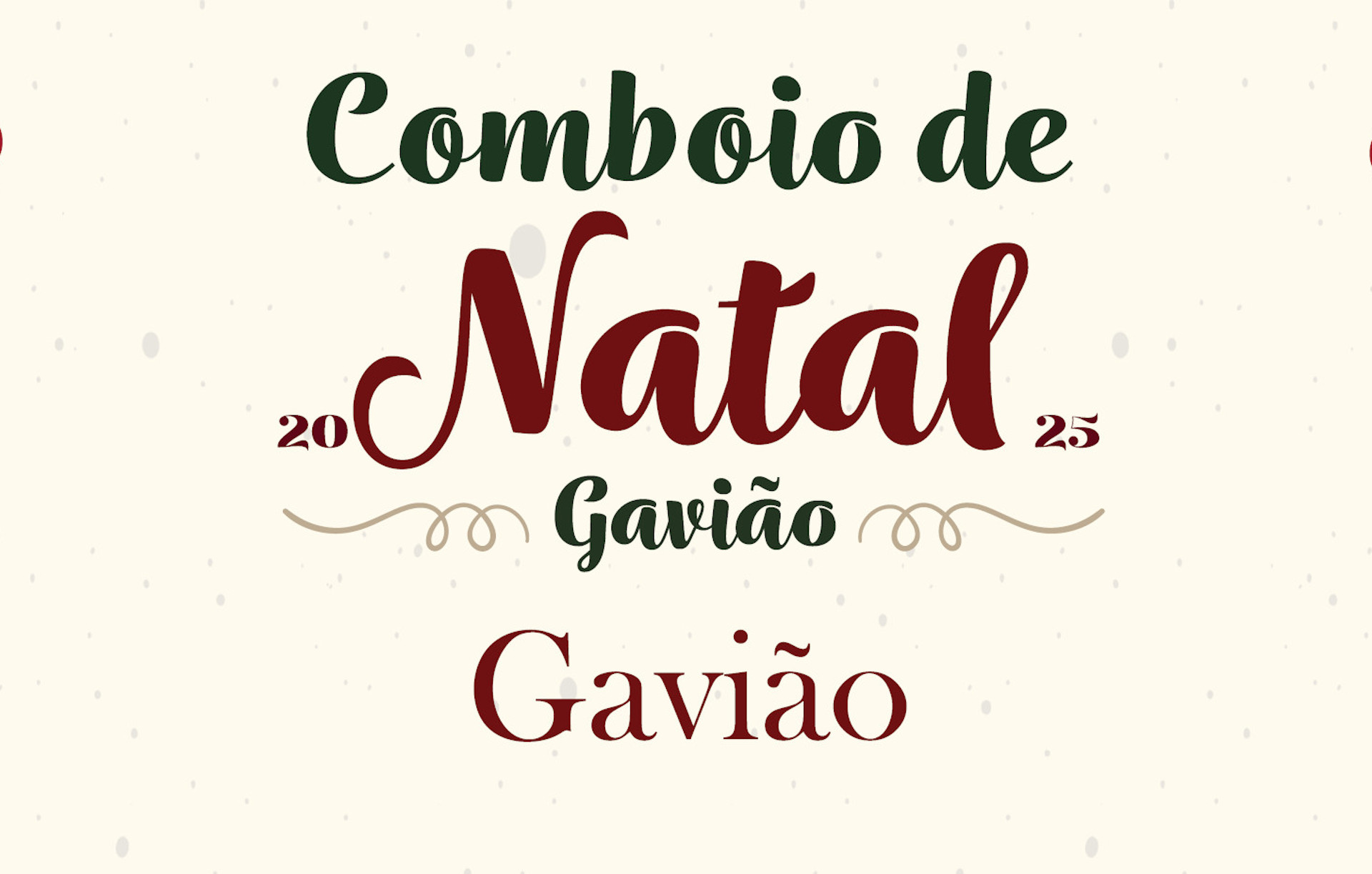 Comboio de Natal em Gavião aos domingos